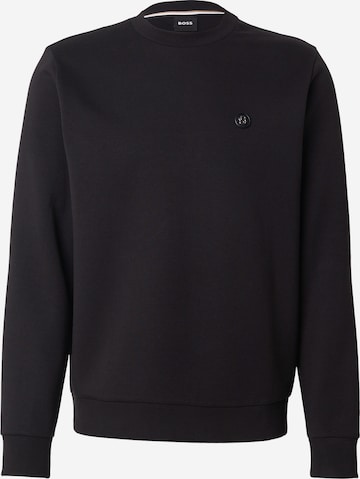 Sweat-shirt 'C-Sharpe 01' BOSS en noir : devant