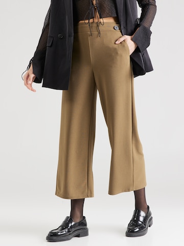 VERO MODA Wide leg Broek in Groen: voorkant