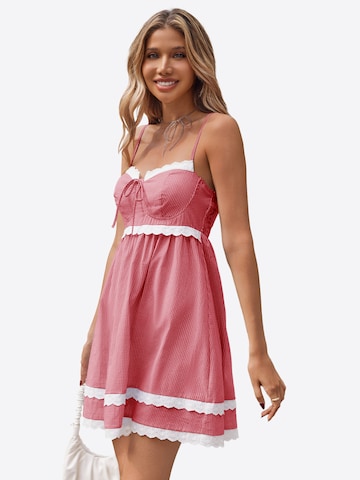 Imily Bela Šaty - Červená