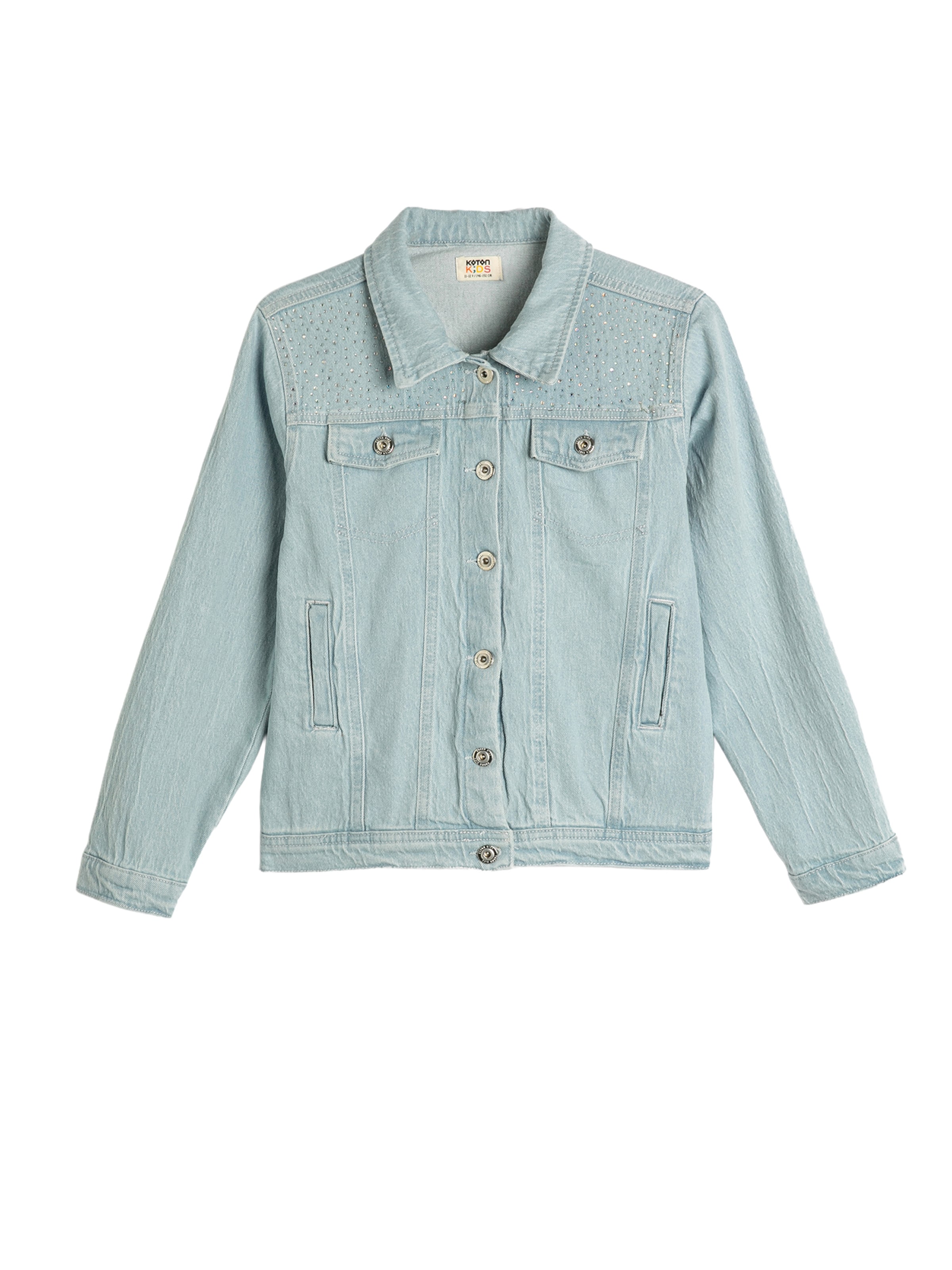 Koton Between-Season Jacket in Blue: front