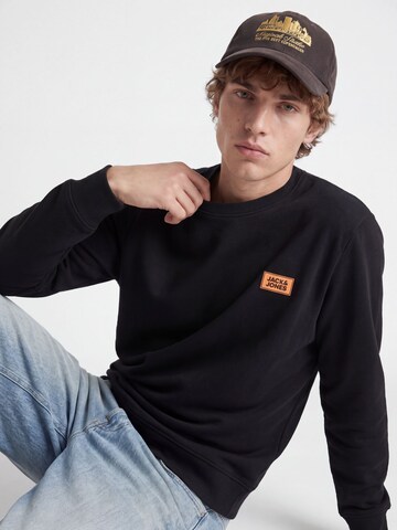 Sweat-shirt 'JJRush' JACK & JONES en noir
