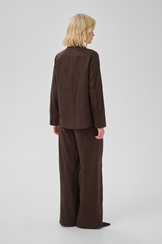 My Essential Wardrobe Wide Leg Bukser 'MWJojo' i brun