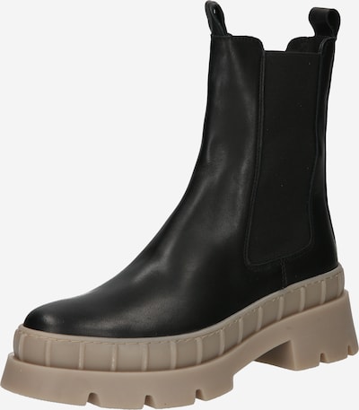 PS Poelman Chelsea boots in de kleur Taupe / Zwart, Productweergave