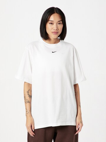 Nike Sportswear T-Shirt 'Essentials' in Weiß: predná strana