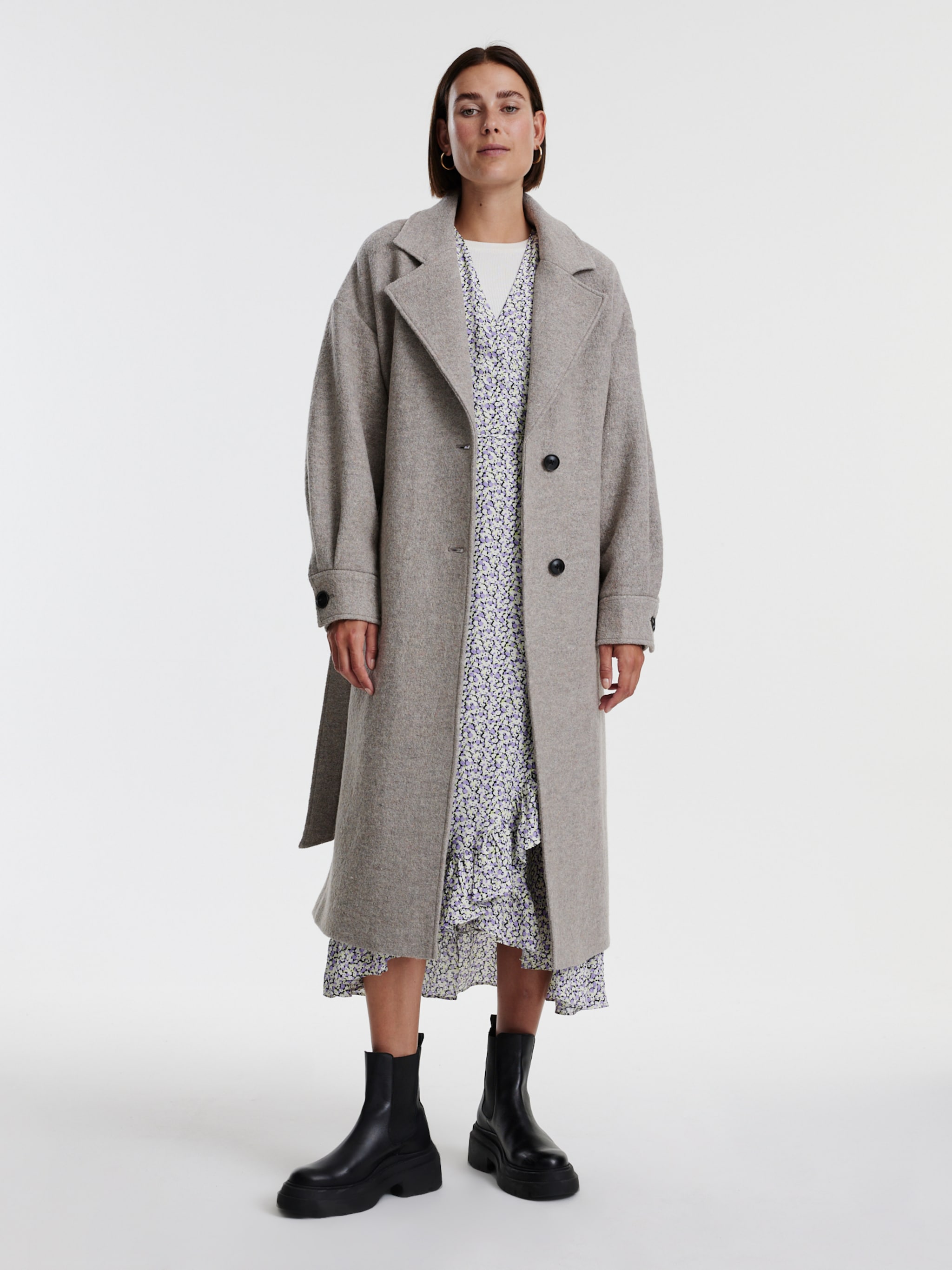 EDITED Produits Manteau mi-saison 'SILKA' beige