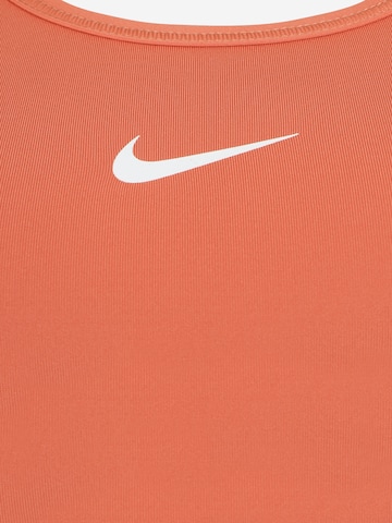 Bustino Reggiseno sportivo di NIKE in rosso