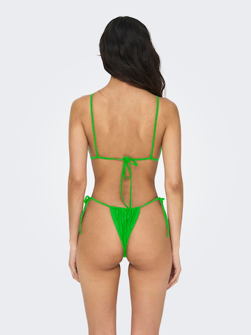 ONLY Bikini hlačke 'CARRIE' | zelena barva