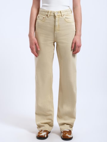 Dr. Denim Regular Jeans 'Echo High Straight' in Geel