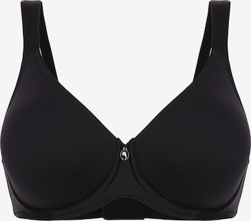 FELINA T-shirt BH 'Pure Balance' in Zwart: voorkant