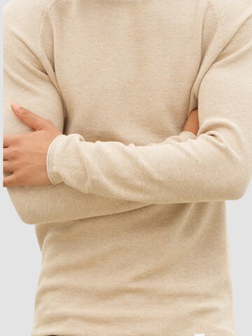 NOWADAYS Pullover 'Honeycomb' in Braun