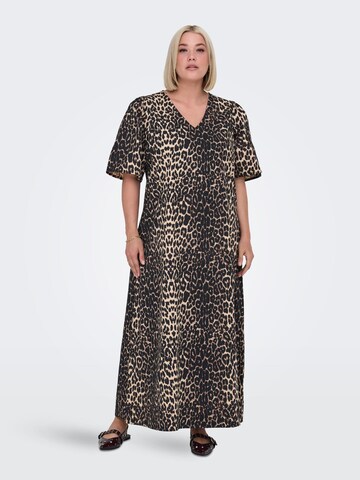 ONLY Carmakoma Jurk 'CARLina' in Zwart: voorkant