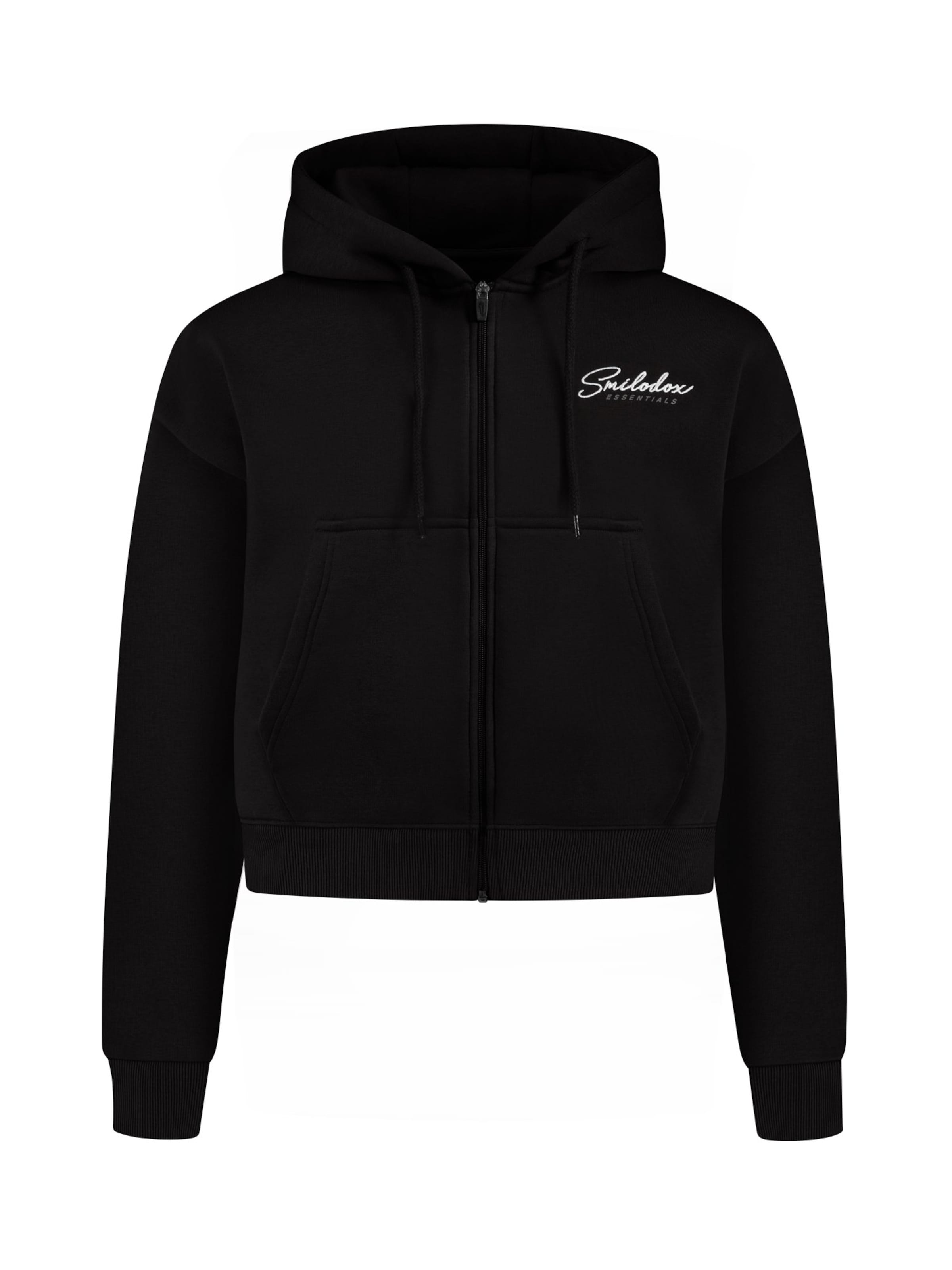 Sweat-shirt 'Enara' Smilodox en noir : devant