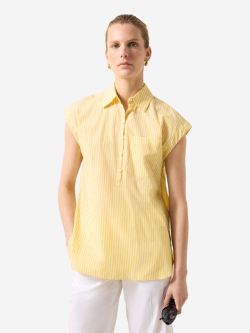 BOGNER Bluse in Gelb: Vorderseite