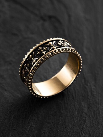 REYTEL Δαχτυλίδι 'CELTIC KNIGHT PATTERN' σε κίτρινο