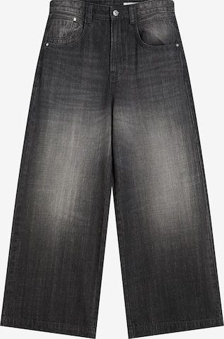 Jean Bershka en noir : devant