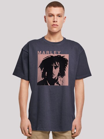 F4NT4STIC Shirt 'Bob Marley' in Blauw: voorkant