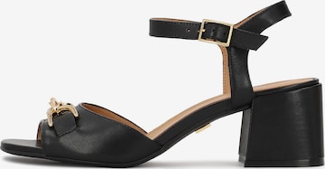 juoda Kazar Basutės su dirželiais: priekis