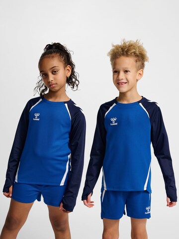 Sweat de sport 'Lead 2.0' Hummel en bleu : devant