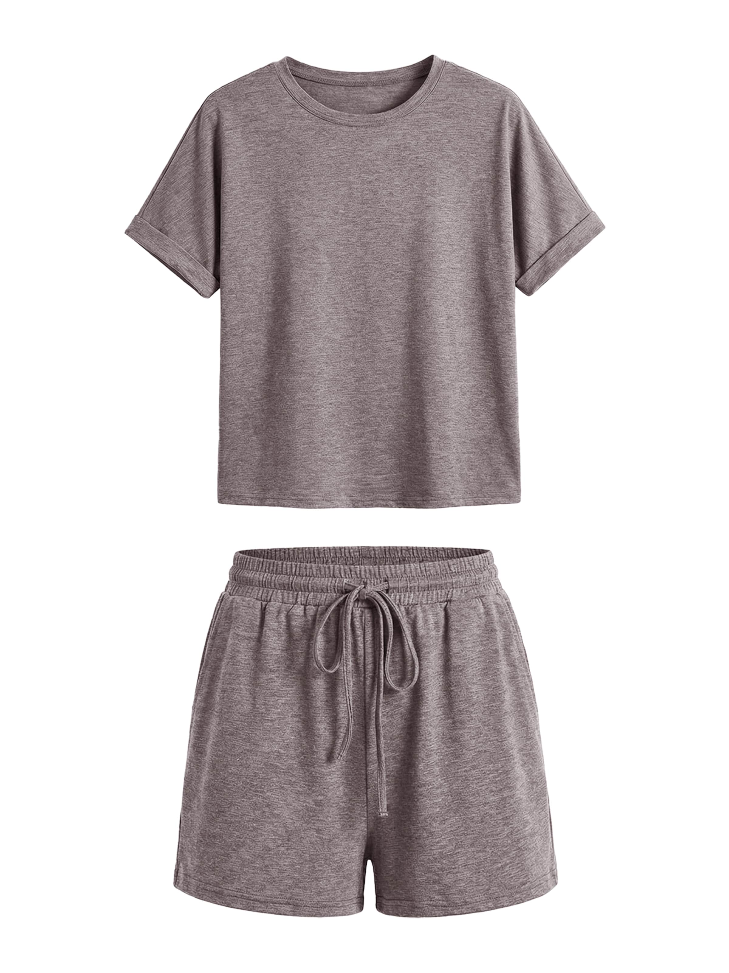 Imily Bela Костюм с панталон в сиво: отпред