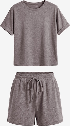 Imily Bela Костюм с панталон в сиво: отпред