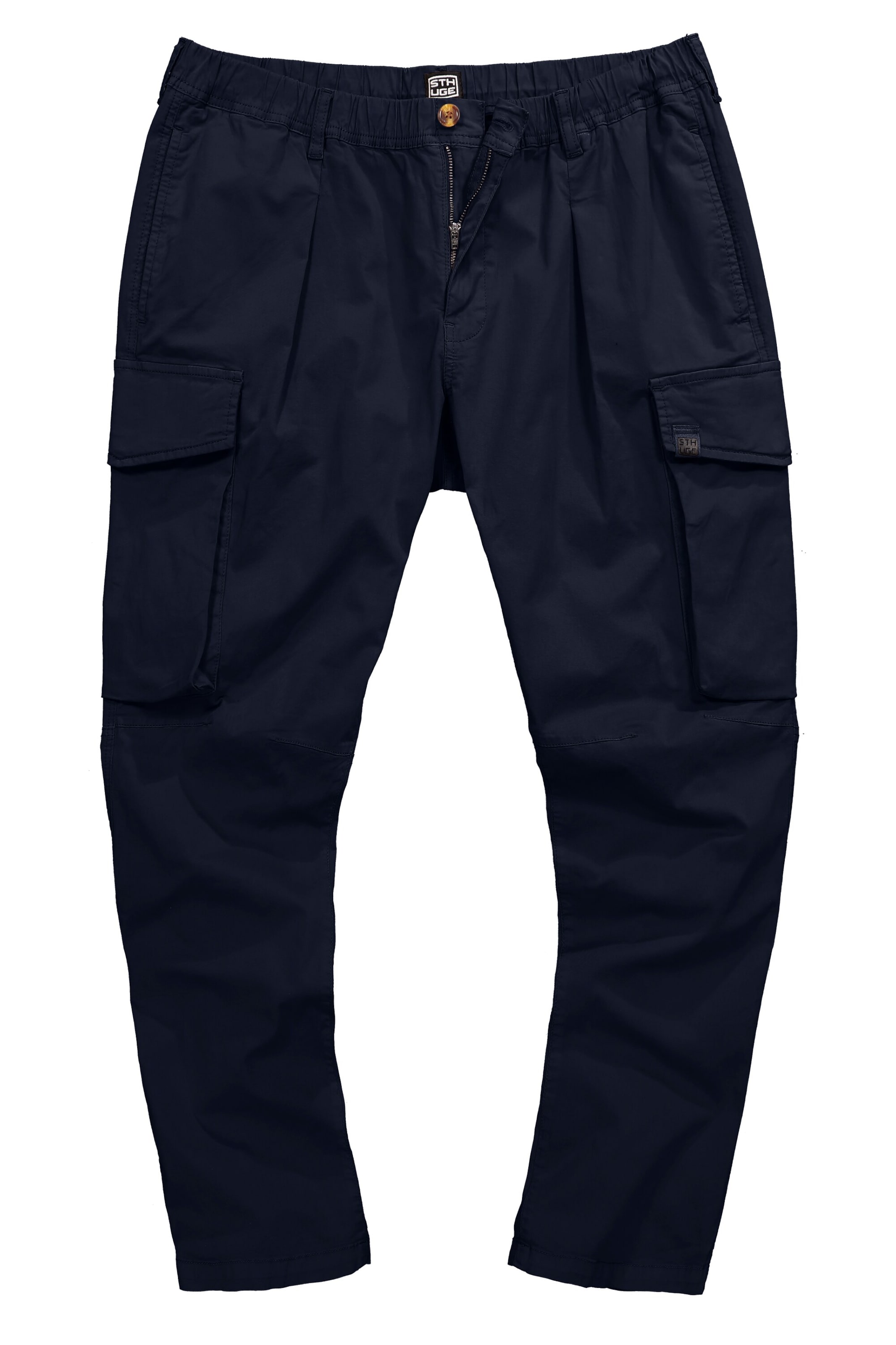 STHUGE Broek in Blauw: voorkant