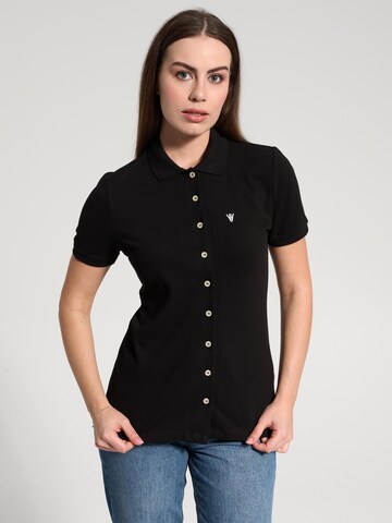 NOWIHT Bluse 'Eugenie'‌‌‌‌ in Schwarz