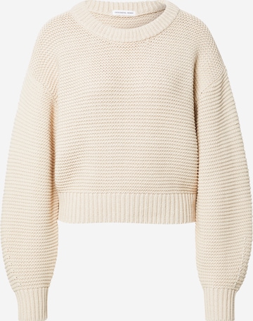 Designers Remix Pullover 'Eva' in Beige: predná strana