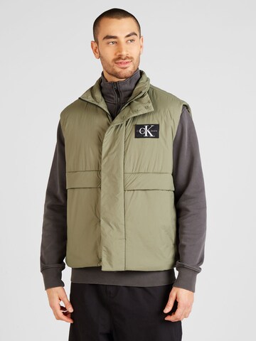 Gilet di Calvin Klein Jeans in verde: frontale