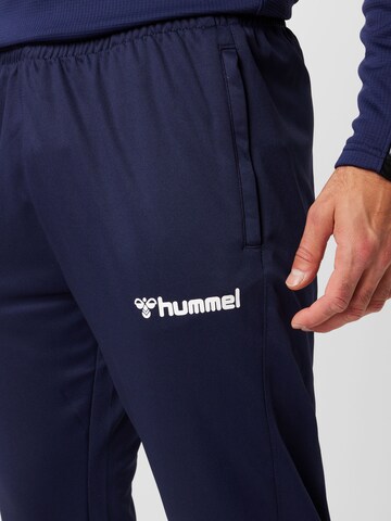 Hummel Tapered Sportbyxa i blå