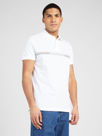 T-Shirt TOMMY HILFIGER en blanc : devant