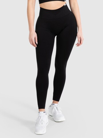 Smilodox Skinny Workout Pants 'Amaze Pro' in Black: front