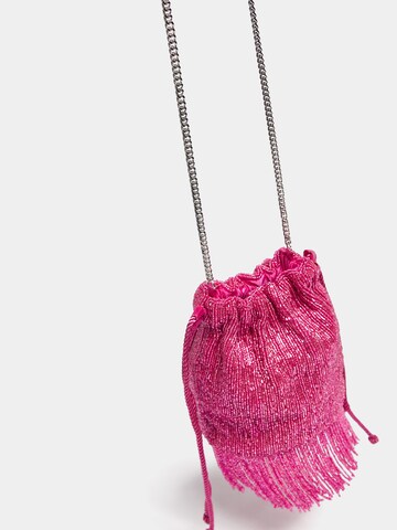 Pull&Bear Skuldertaske i pink