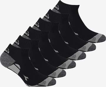 Diadora Athletic Socks in Black: front