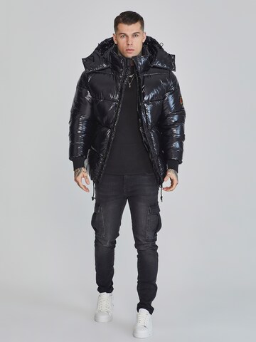 Veste mi-saison SikSilk en noir