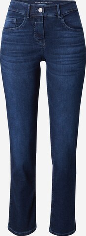 Coupe slim Jean 'SOL꞉INE' GERRY WEBER en bleu : devant