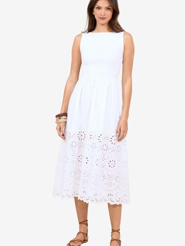 Lipsy Dress in White: front