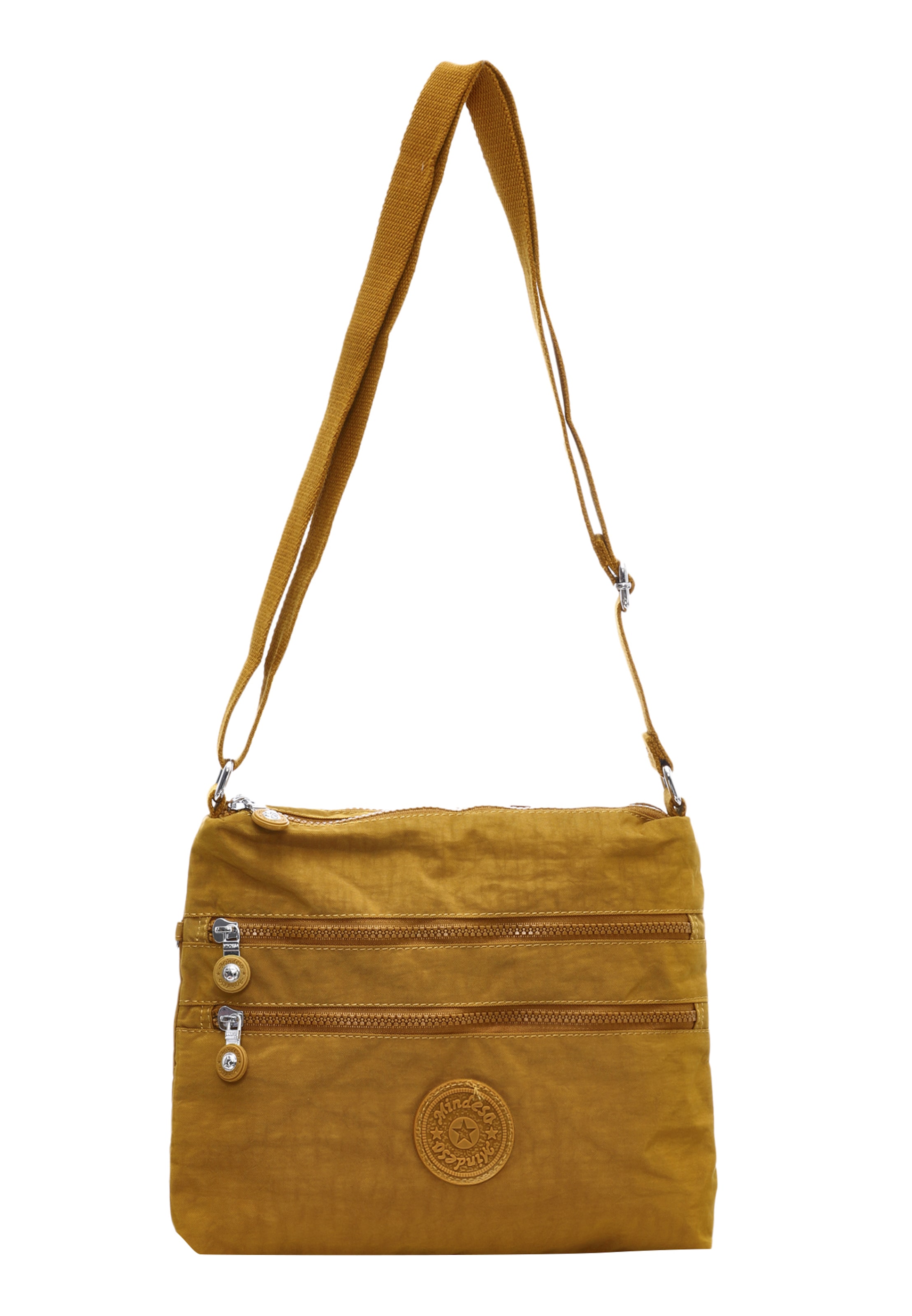 Mindesa Schoudertas in Geel: voorkant