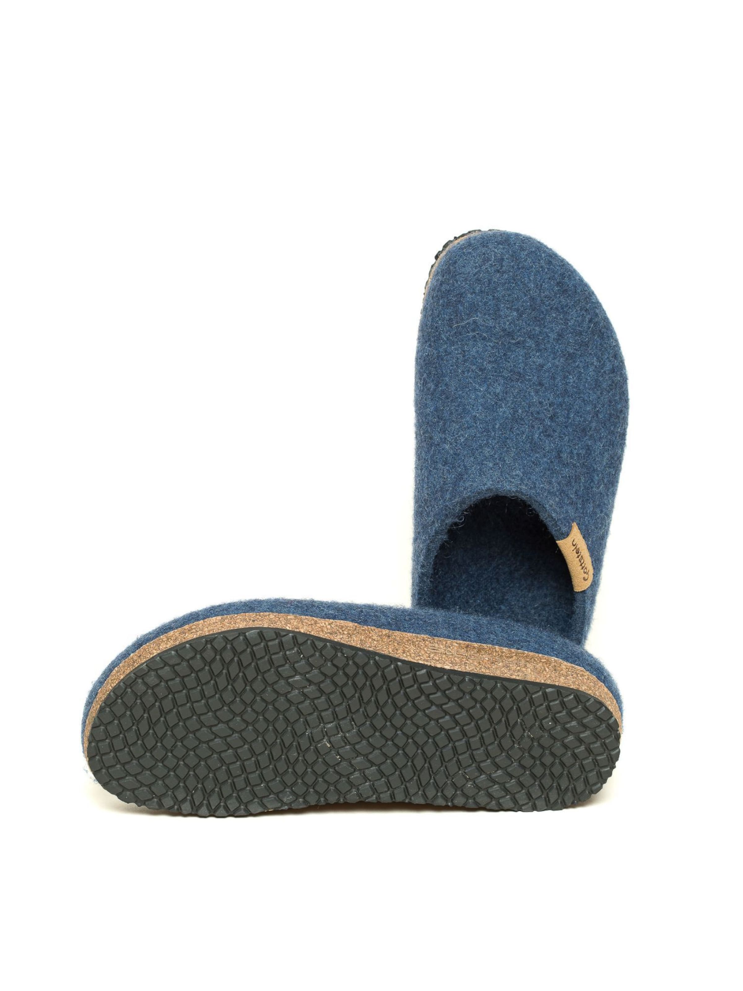 Stegmann Clogs 'Filzclogs Stegmann 208' in Blue