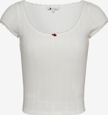 Maglietta di Tommy Jeans in bianco: frontale