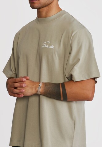 SikSilk - Camisa em verde