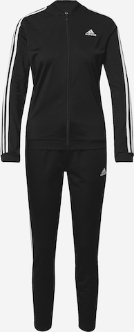 ADIDAS SPORTSWEAR - Fato de treino em preto: frente