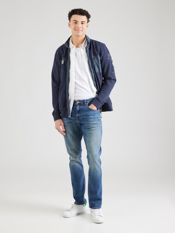 CAMP DAVID Sweatvest in Blauw