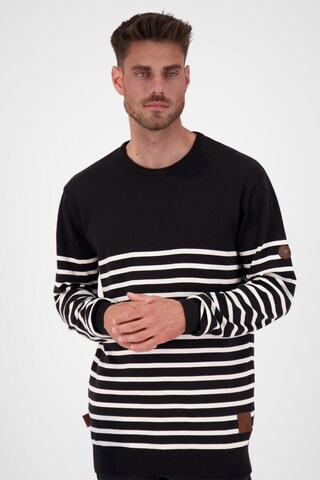 Alife and Kickin Pullover 'ValentinAK B' in Schwarz: Vorderseite