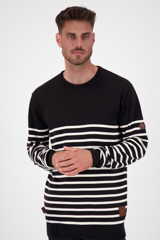 Alife and Kickin - Pullover 'ValentinAK B' em preto: frente