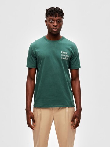 SELECTED HOMME Shirt 'Brett' in Green: front