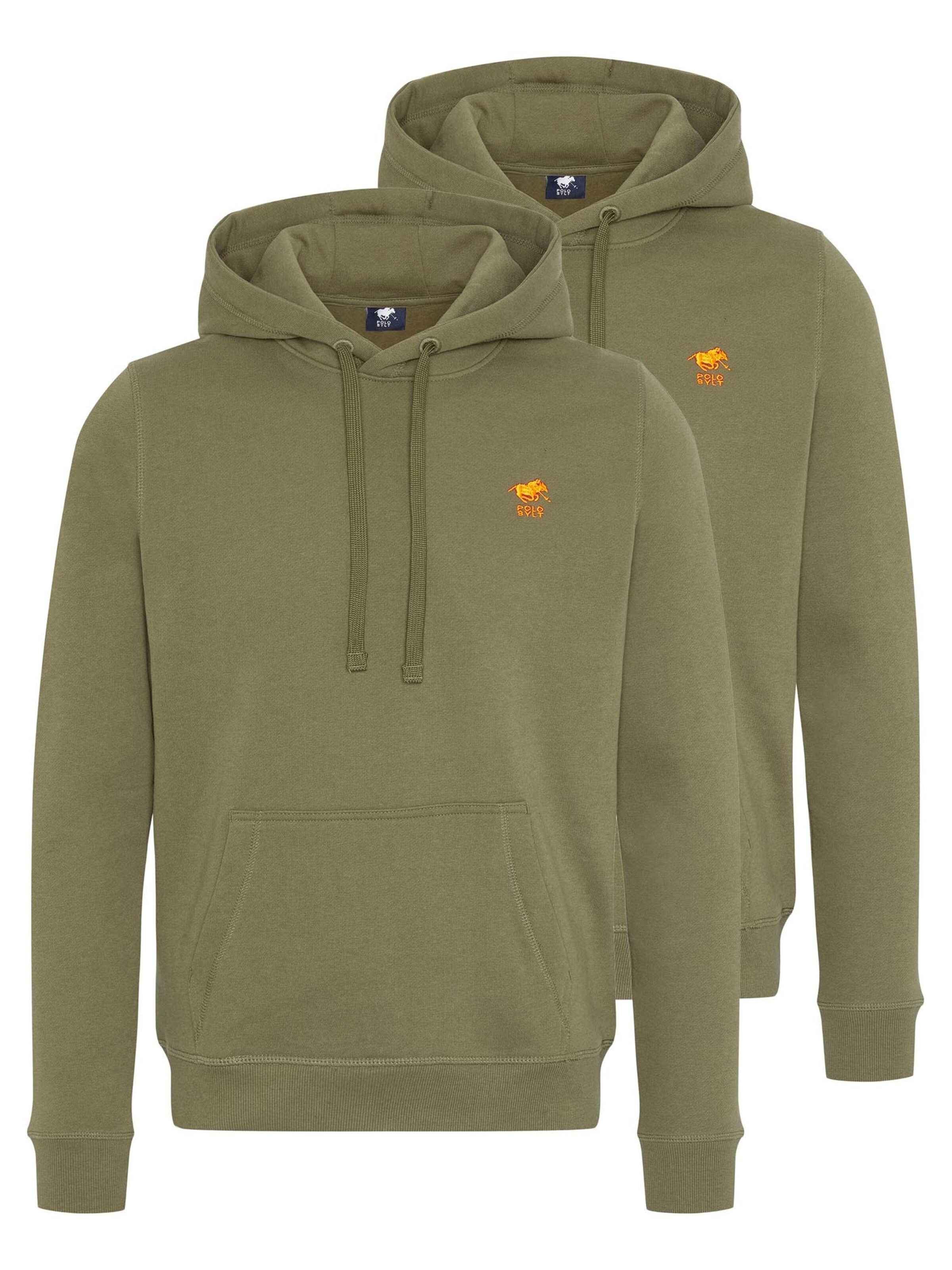 Polo Sylt Sweatshirt 'Basic' in Green: front