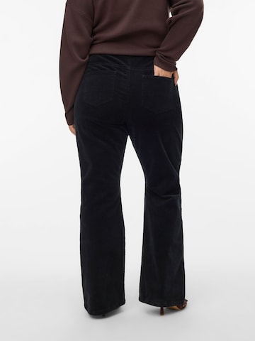 Vero Moda Curve Flared Trousers in Black