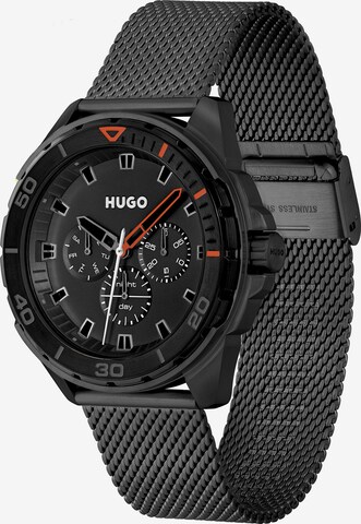 HUGO Red Analog watch in Black