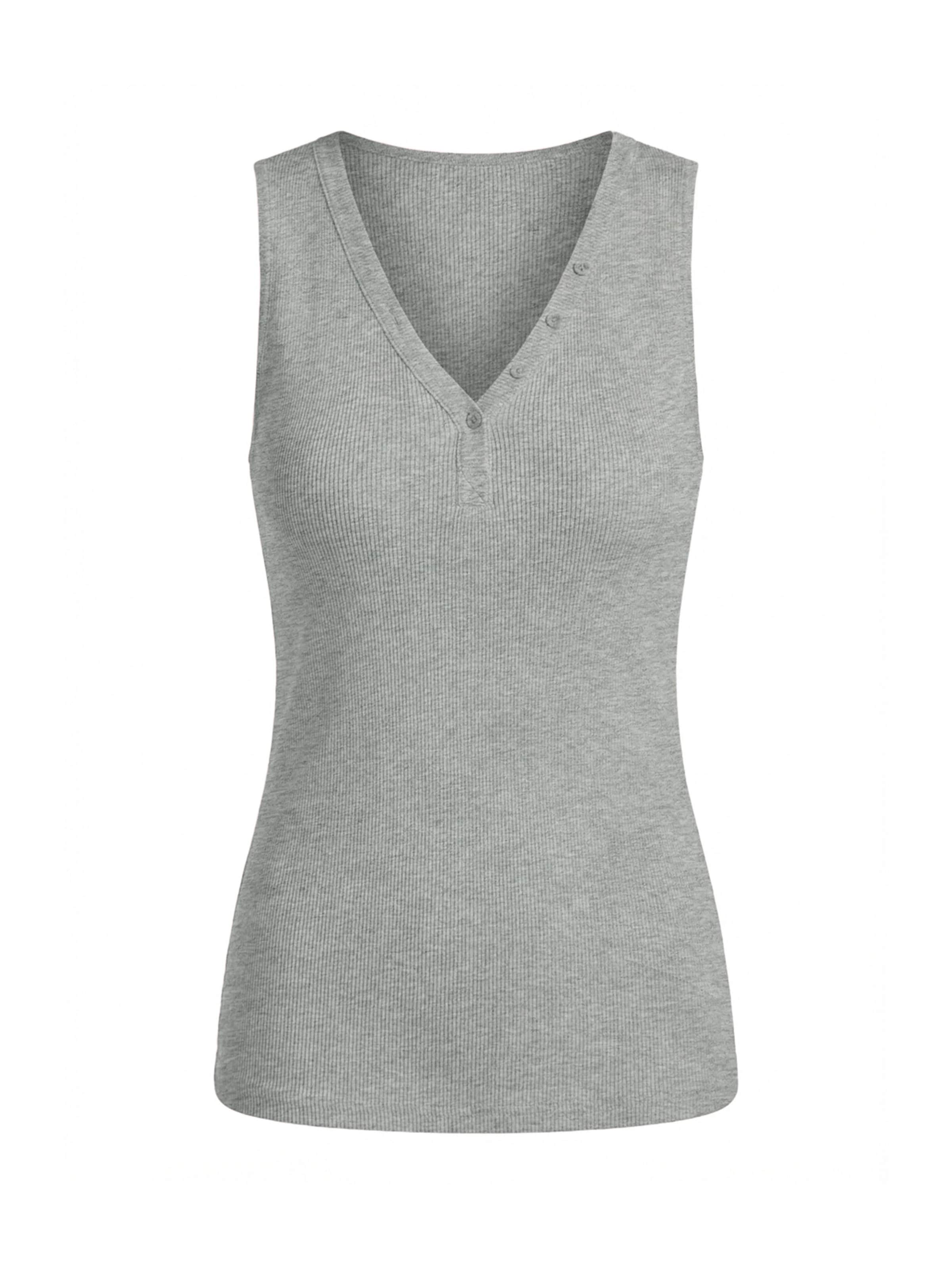 Imily Bela - Top en gris: frente
