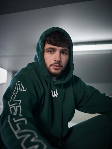 Sweat-shirt 'Elia' ABOUT YOU x Dardan en vert : devant